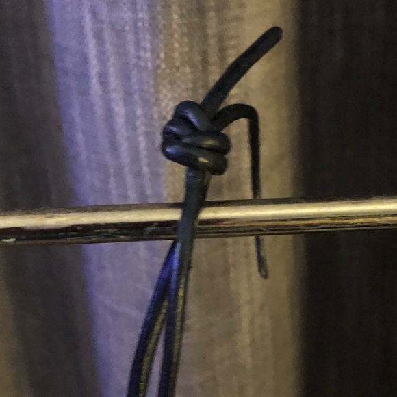 Thong Necklace with Natural Stone Wire Wrapped - Picture 2 of 2